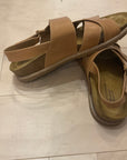 BROWN COMFORTIVA SANDAL 9.5