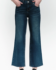 1822 Denim - 29" Raw Hem Wide Leg Crop Jean