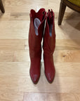 RED PIERRE DUMAS BOOTS 7.5