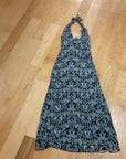 BLUE PATTERN CABI DRESS SMALL