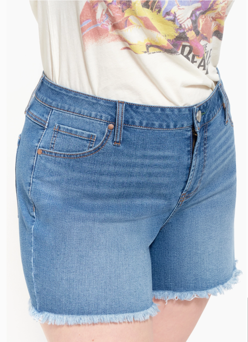 1822 Denim - 5" Inseam Sustainable Loose Shorts - Plus