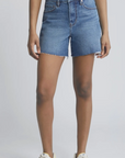 1822 Denim - 5" Inseam Loose Short with Frayed Hem