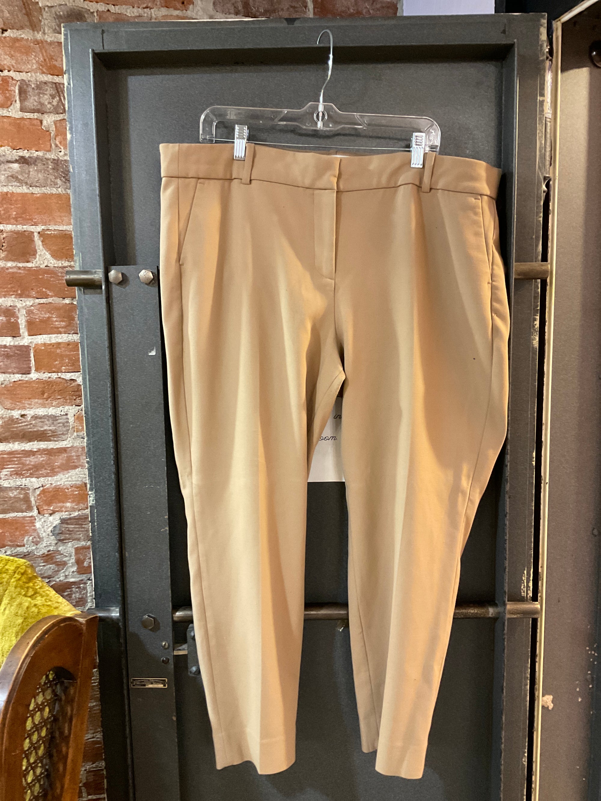 TAN J CREW PANTS 18