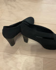BLACK EILEEN FISHER HEELS 9.5