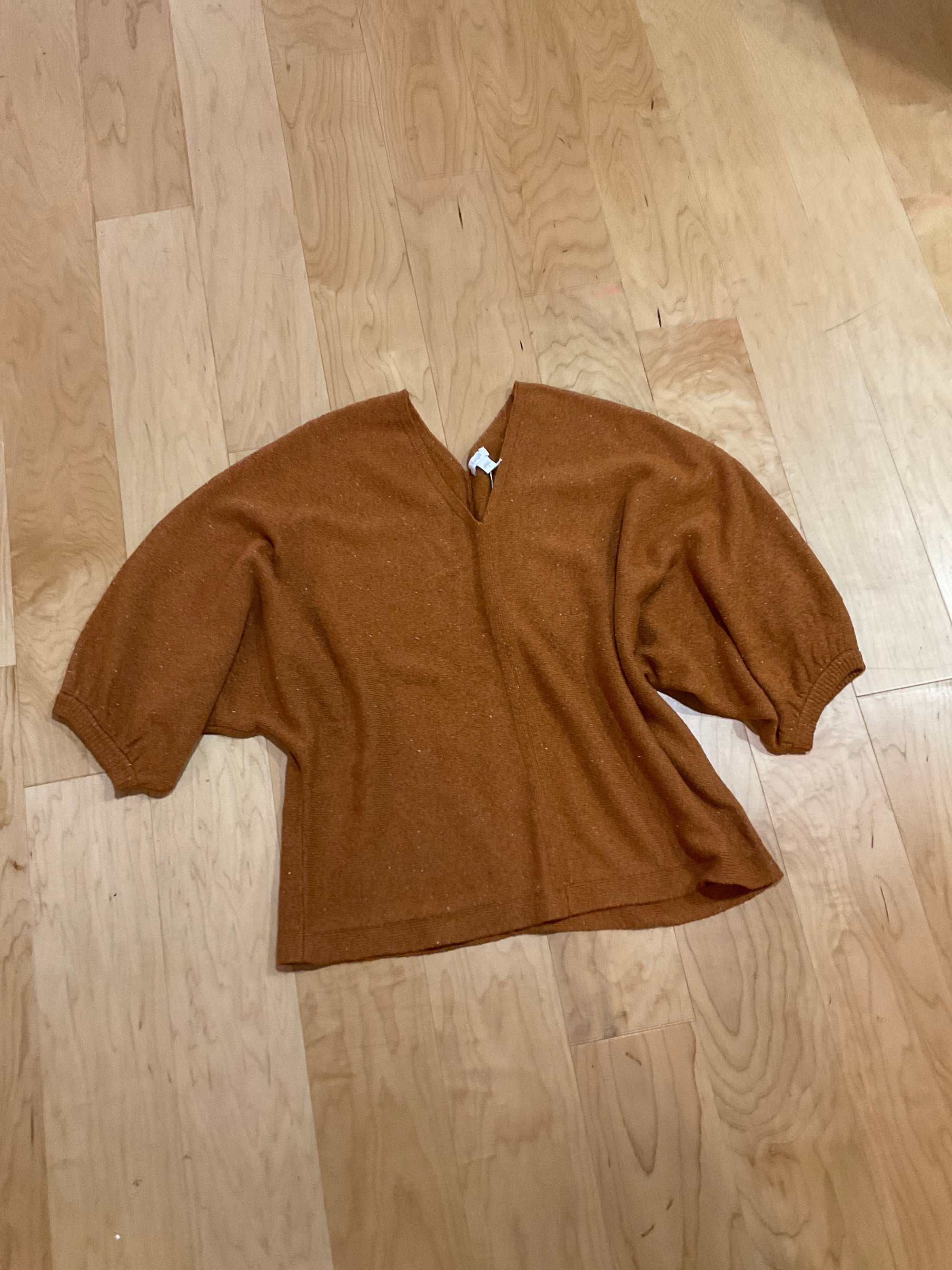 BURNT ORANGE PURE JILL SWEATER S
