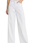1822 Denim - High Rise Wide Leg White