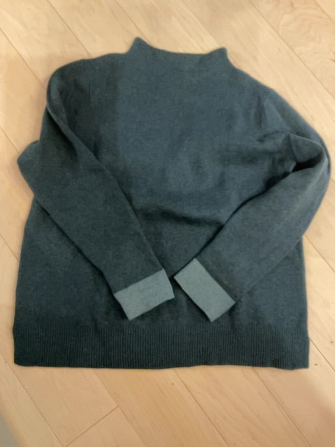 Spruce J JILL FUNNELNECK SWEATER L