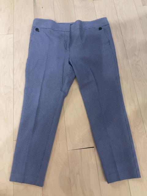 BLUE PLAID LOFT PANTS 14