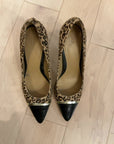 LEOPARD/BLACK APT 9 HEELS 9