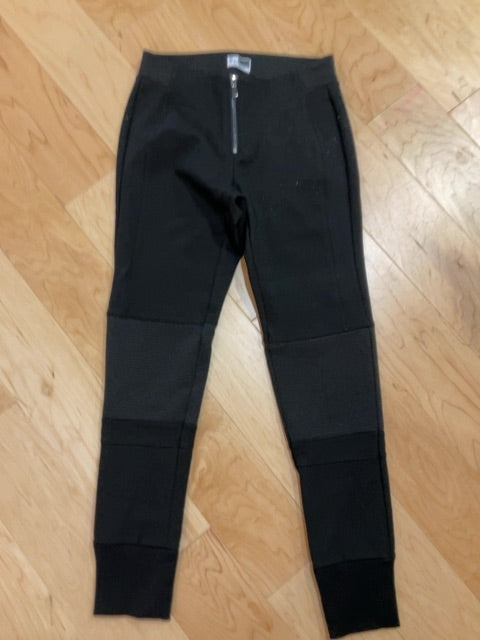 BLACK THE BASE ZIPPER PANTS S
