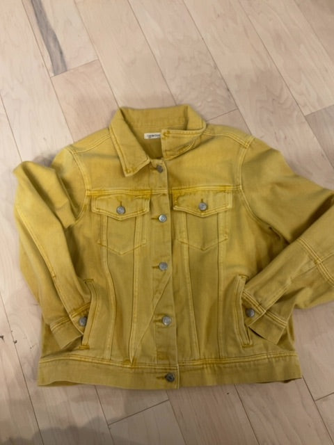 MUSTARD Carole Christian DENIM JACKET L