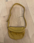 MUSTARD HOBO CROSSBODY BAG