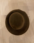 BROWN SAN FRANCISCO HAT SMALL BRIM HAT
