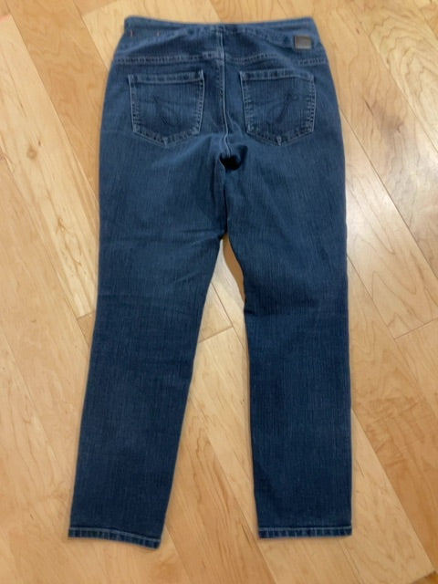DARK DENIM JAG SKINNY JEANS 8
