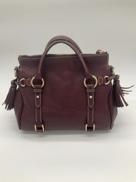 BURGUNDY DOONEY & BOURKE SATCHEL