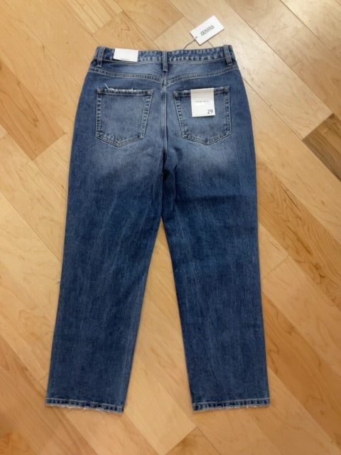 DENIM ZENANA HIGH RISE DISTRESSED STRAIGHT 29
