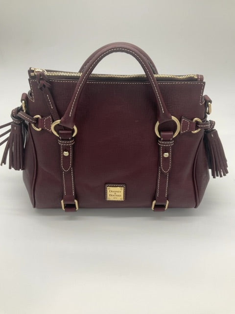 BURGUNDY DOONEY & BOURKE SATCHEL