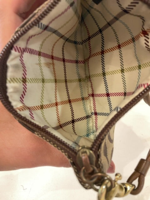 {{ClientCode}} BROWN COACH wristlet