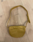 MUSTARD HOBO CROSSBODY BAG