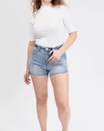 High Rise Denim Short - RE:Denim