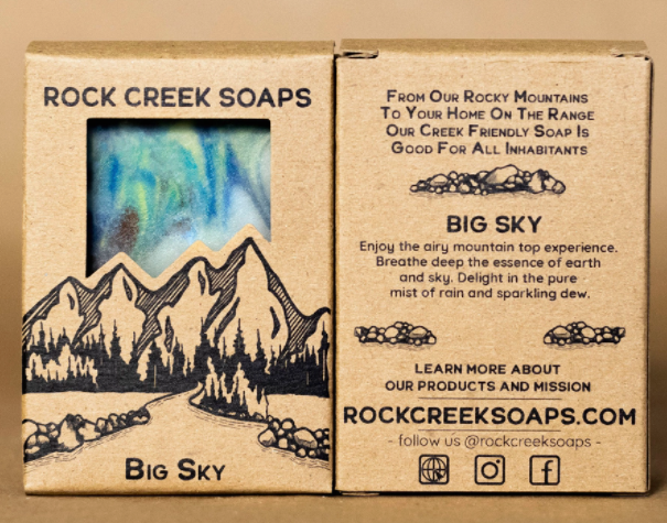 Rock Creek Soaps - Big Sky - Vegan Bar Soap