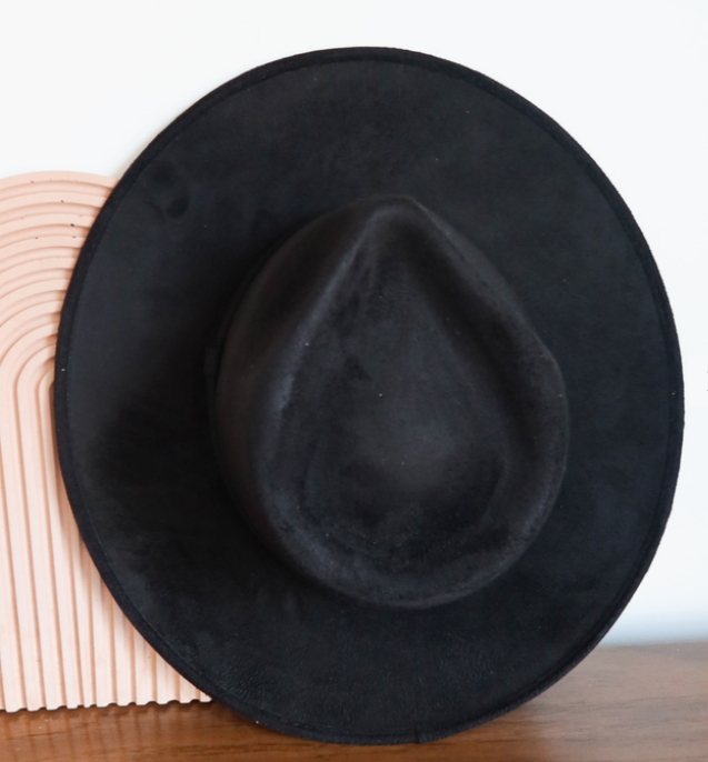 Vegan Suede Rancher Hat – Traces Boutique display picture 3