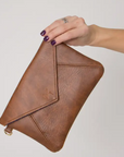 Kimnai Brown Adjustable Crossbody Purse