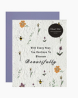 "With each year, you continue to beautifully blossom" - Birthday/Anniversary Plantable Card