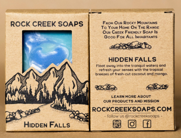 Rock Creek Soaps - Hidden Falls - Vegan Bar Soap