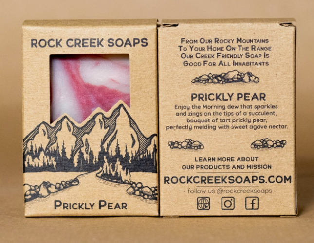 Rock Creek Soap - Prickly Pear - Vegan Bar Soap