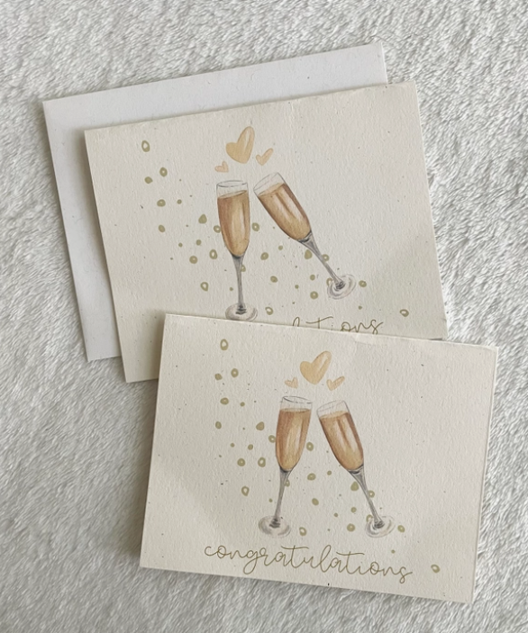 Wedding/Engagement Recycled Paper Card