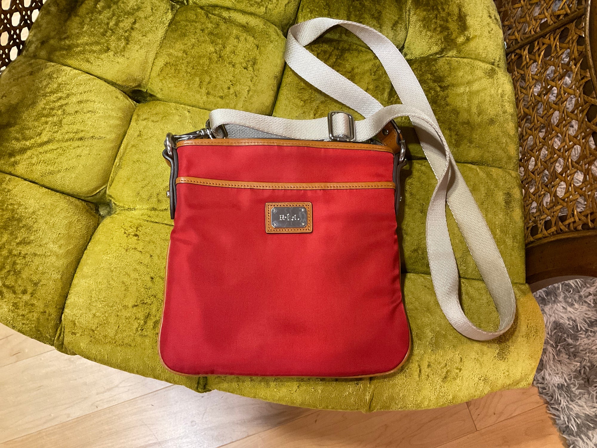 RED RALPH LAUREN BAG