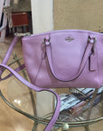 {{ClientCode}} LAVENDER COACH CROSSBODY MINI SATCHEL