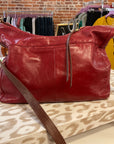 {{ClientCode}} RED HOBO SHOULDER BAG