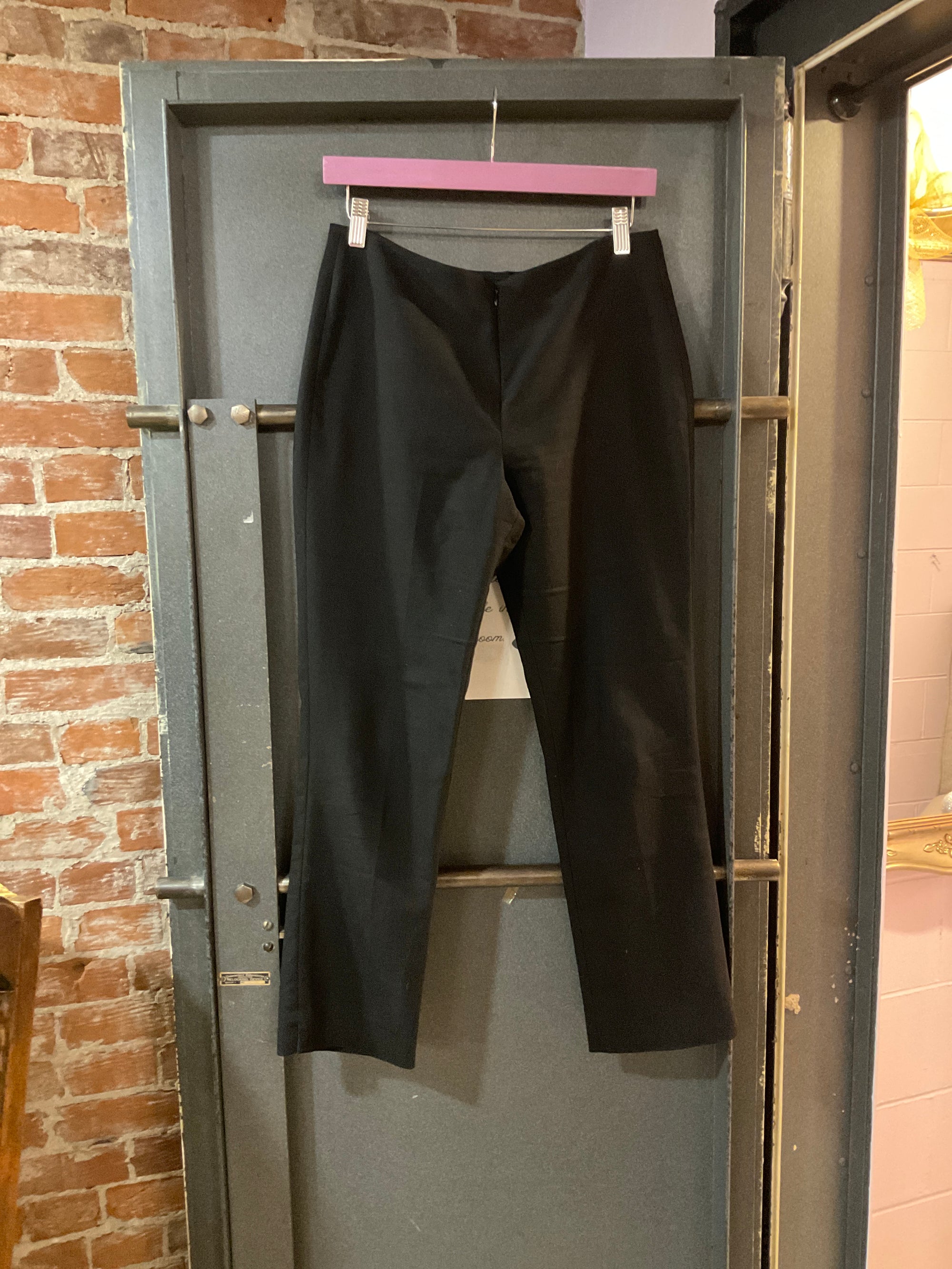 BLACK PEACE OF CLOTH PANTS 4