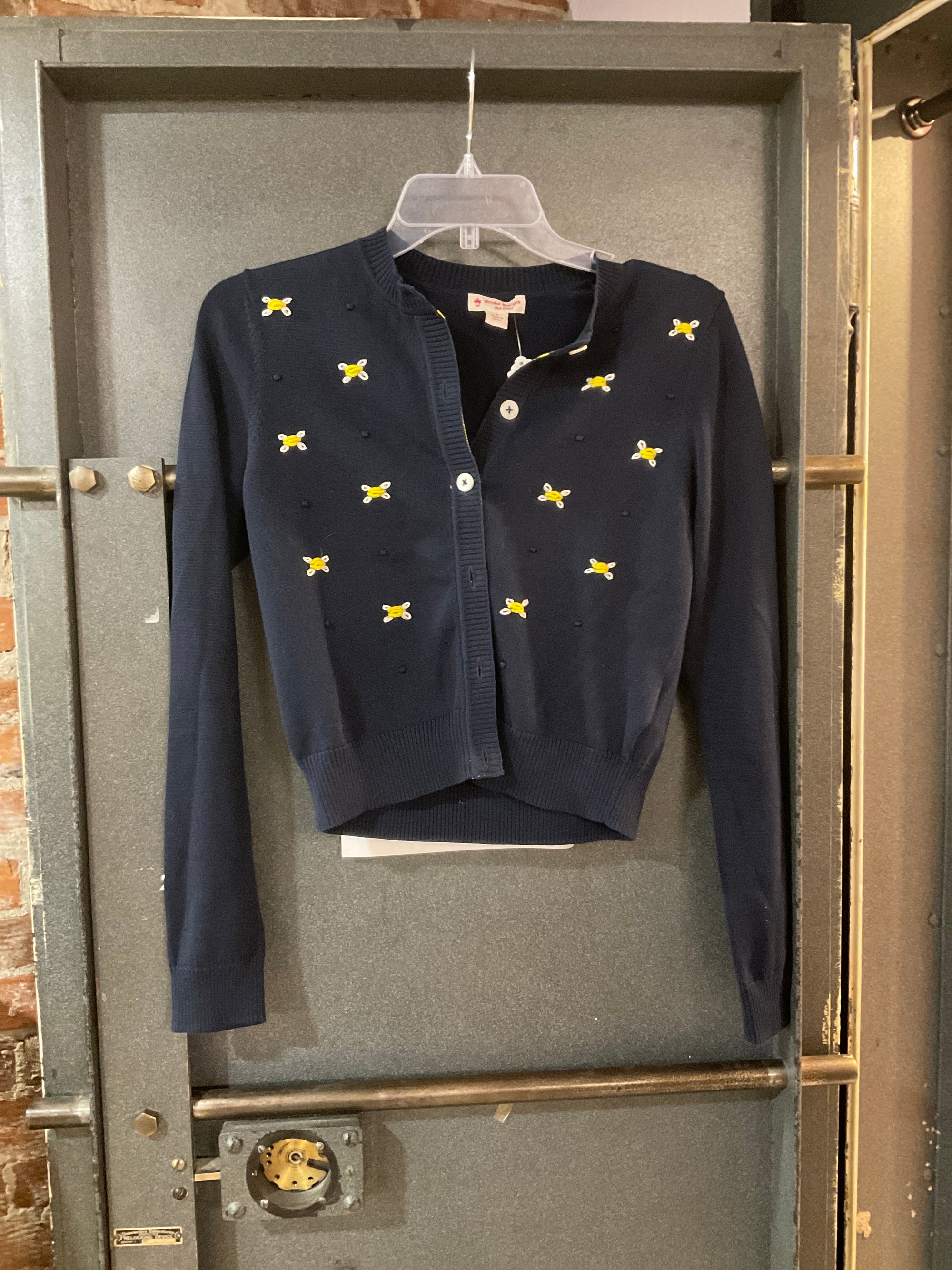 NAVY BROOKS BROTHERS CARDIGAN S