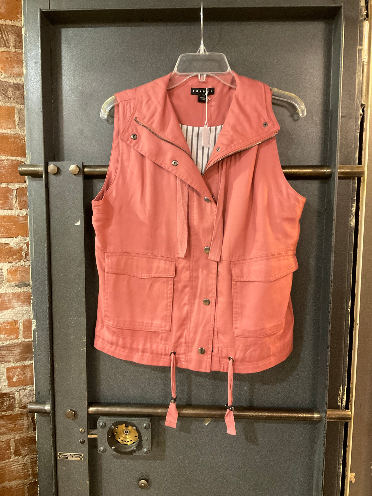 Coral TRIBAL Button down VEST S
