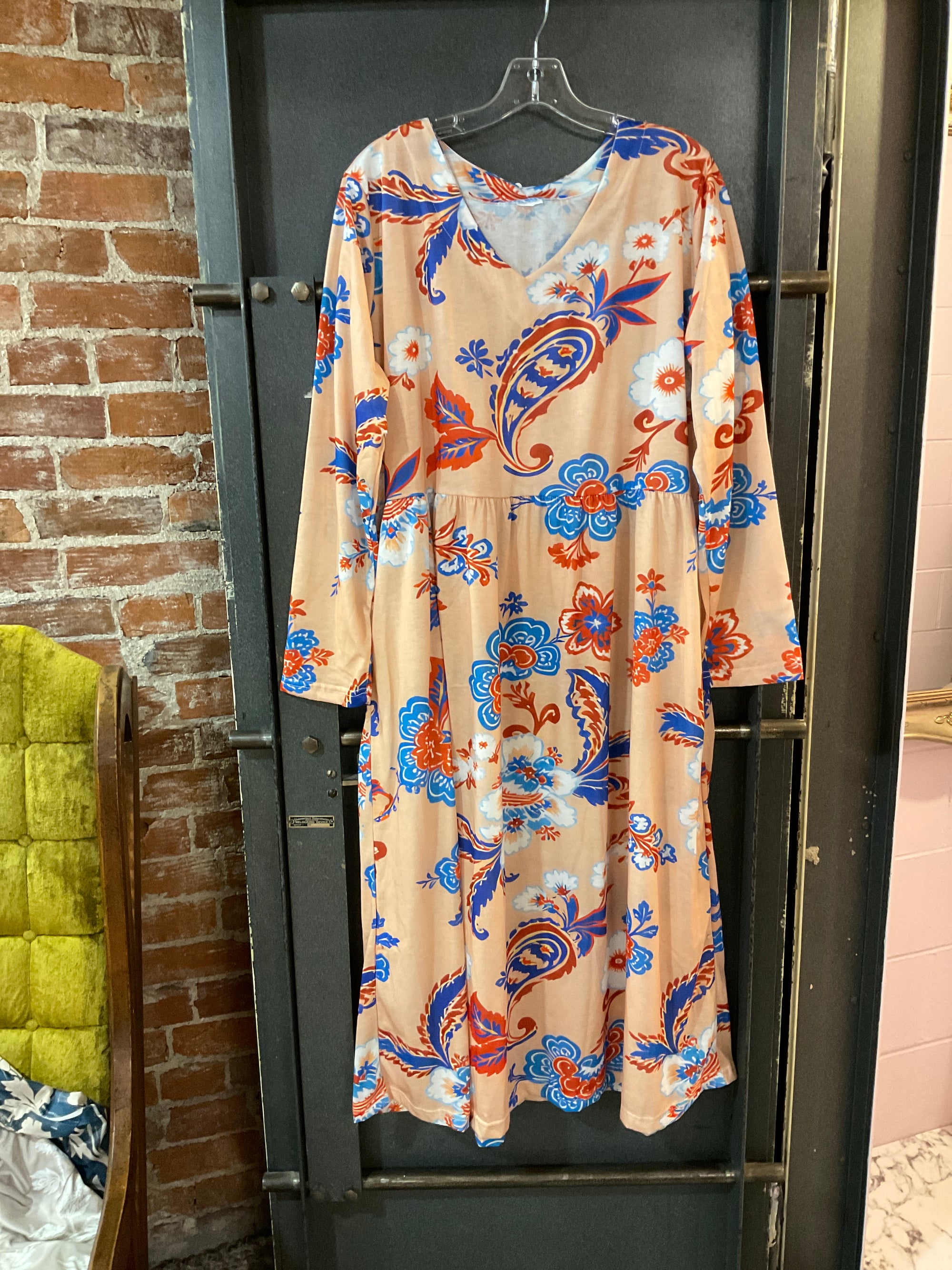 FLORAL UNKNOWN DRESS 2XL
