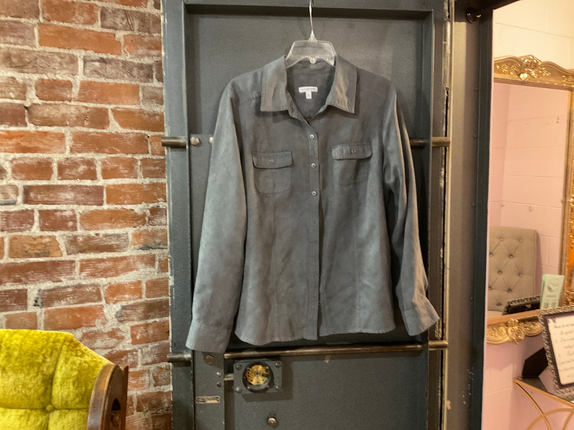 GRAY CROFT &amp; BORROW LONG SLEEVE SHIRT L