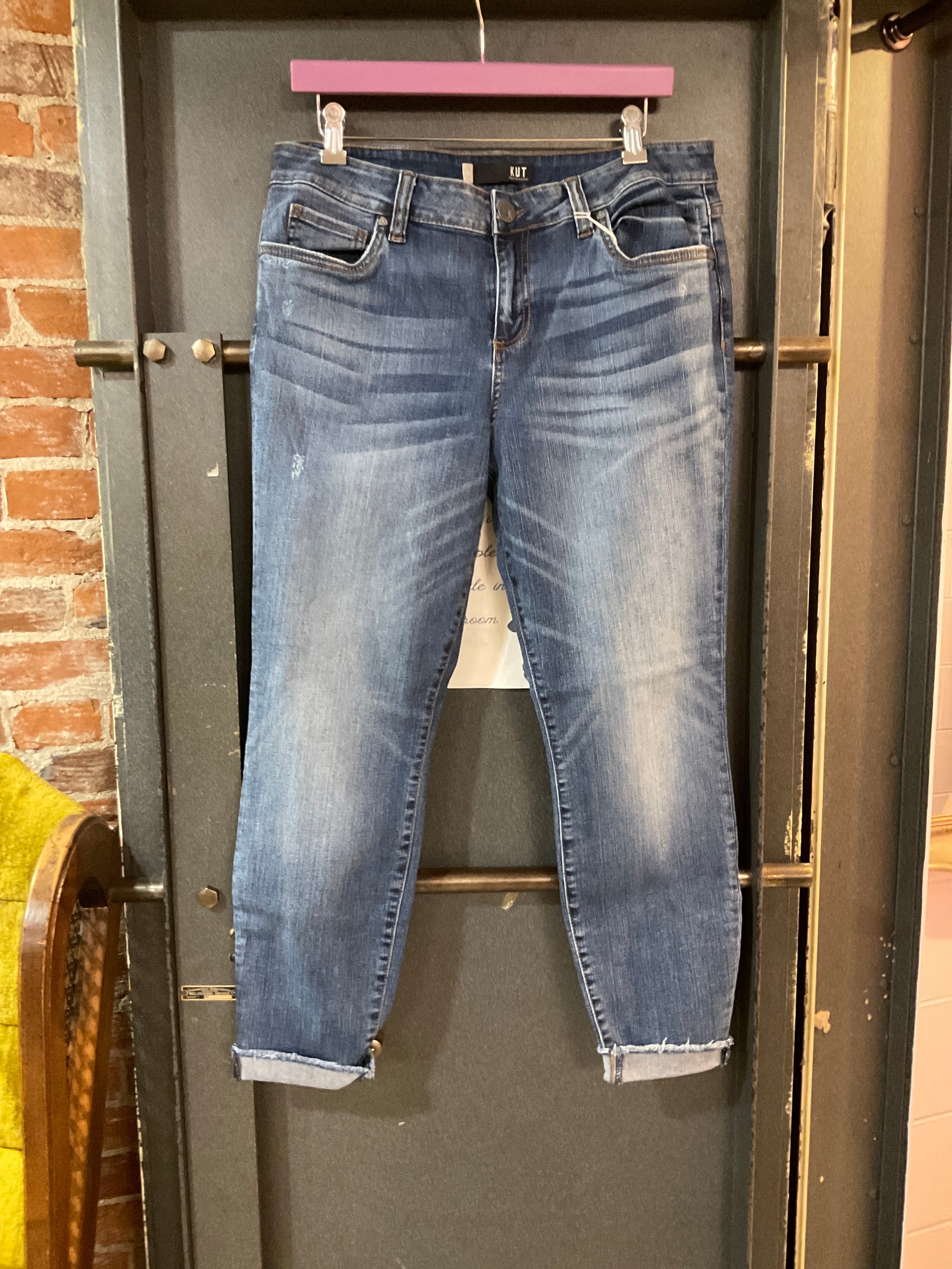 MED WASH KUT DENIM 14