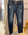 {{Client Code}} Blue w holes Russh Mode Denim Jean, 28