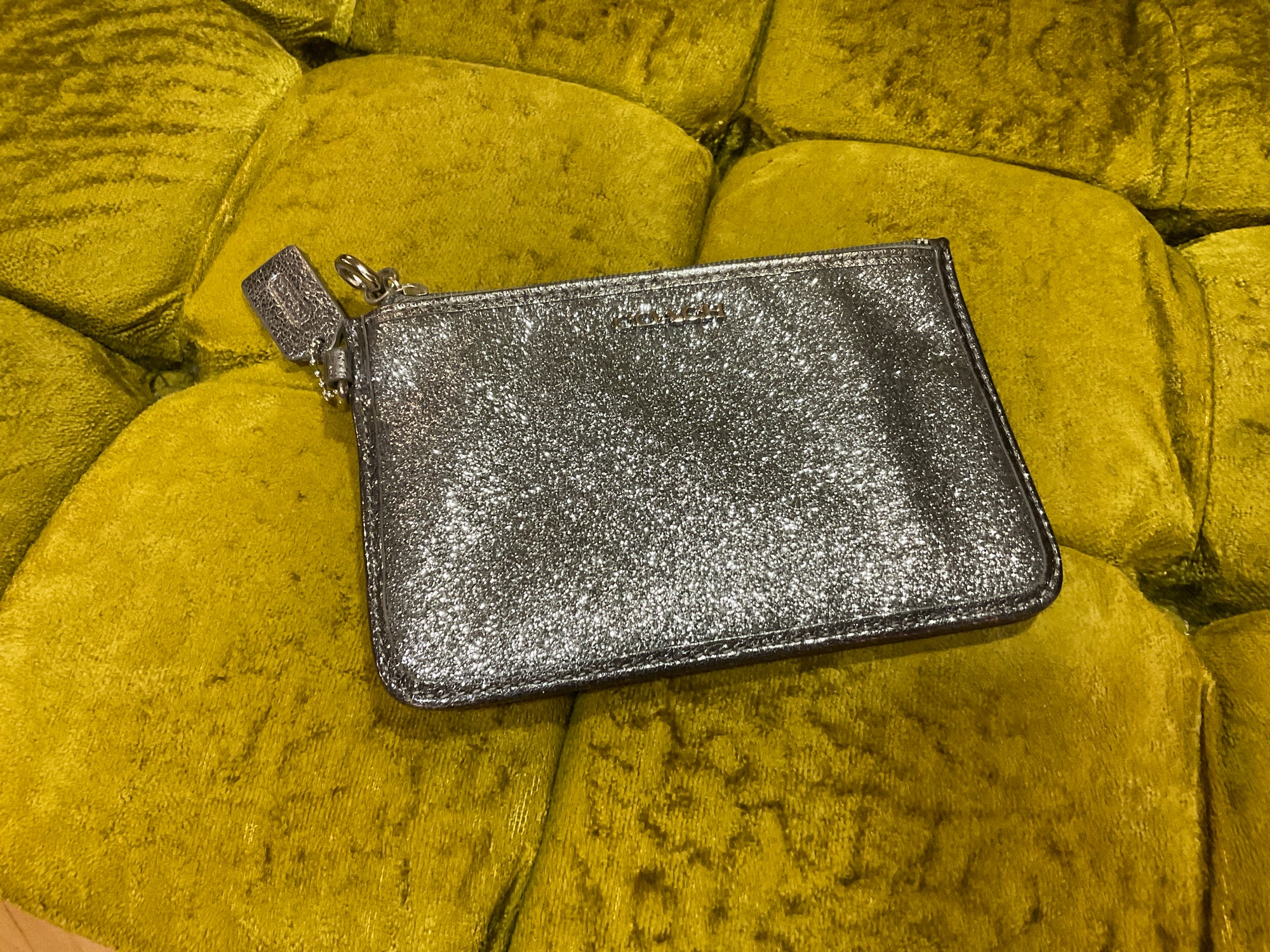 SILVER COACH COIN PURSE