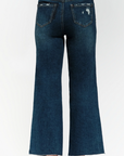 1822 Denim - 29" Raw Hem Wide Leg Crop Jean