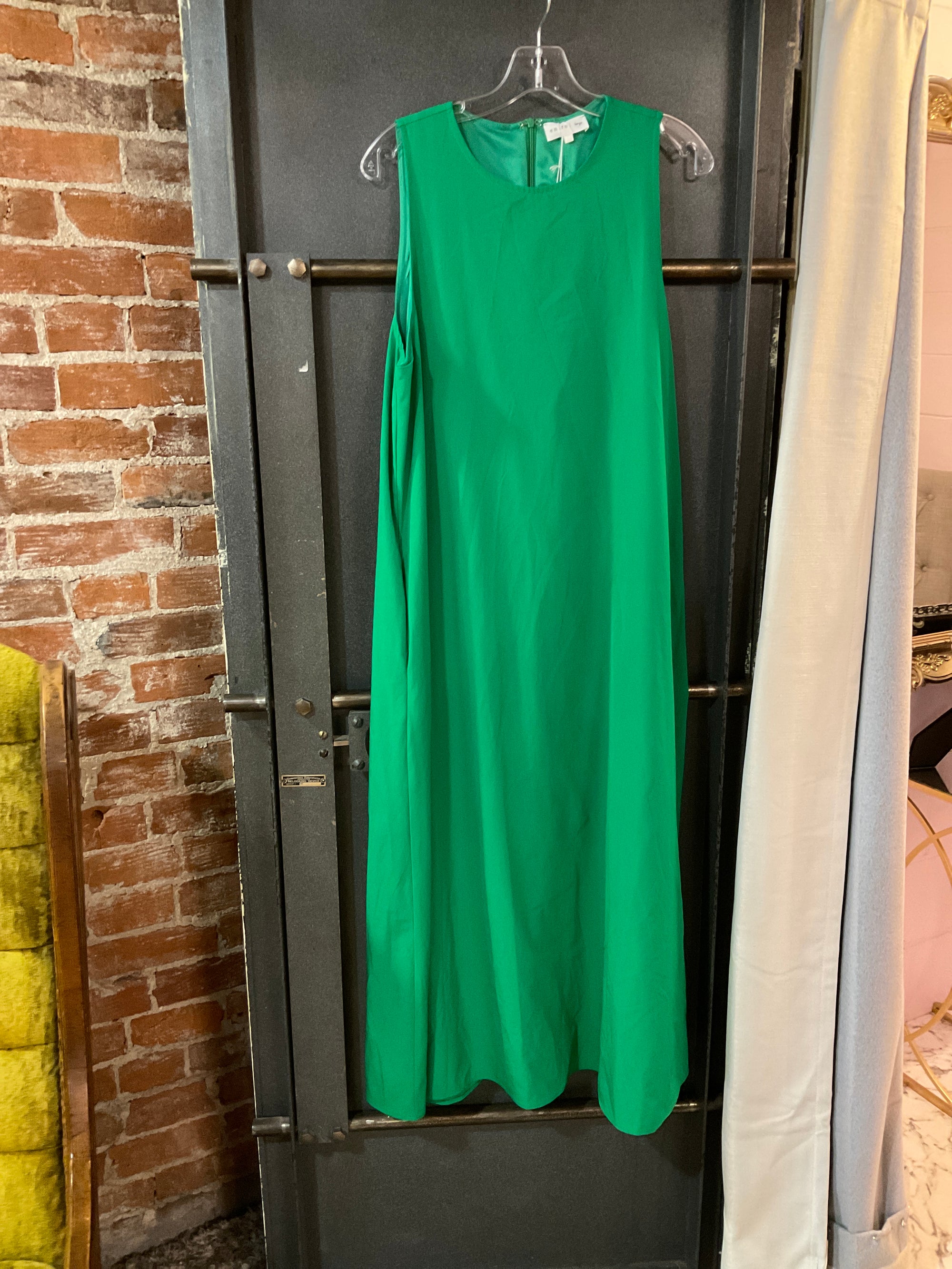 GREEN ENTRO DRESS L