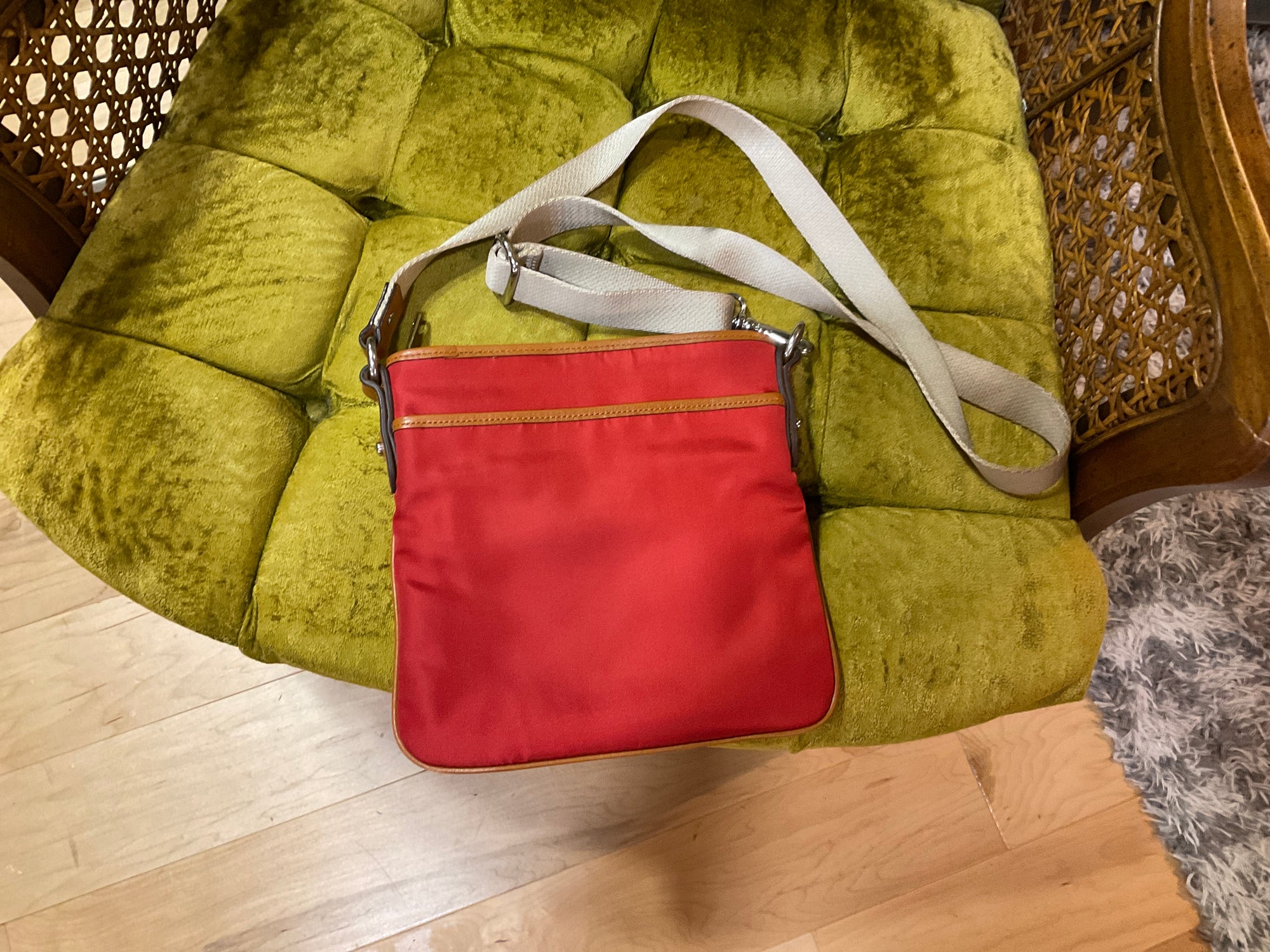 RED RALPH LAUREN BAG