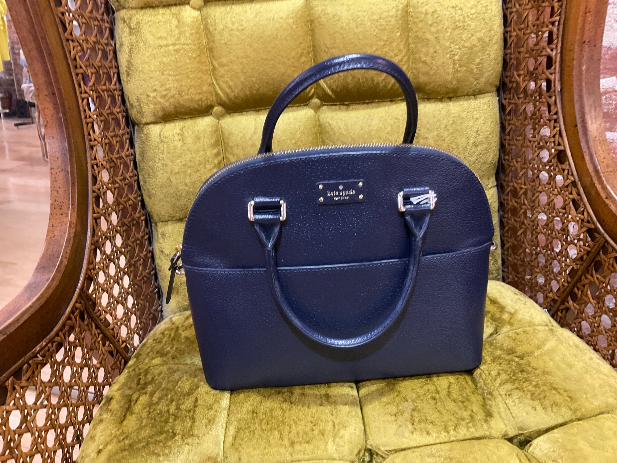 NAVY Kate Spade SATCHEL