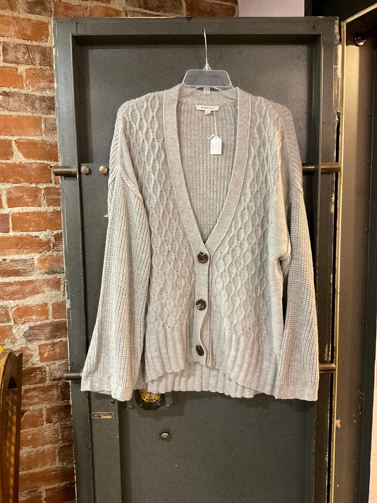 GREY Harper &amp; lex BUTTON CARDIGAN M