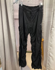 {{ClientCode}} BLACK LULULEMON TRACK PANTS, M