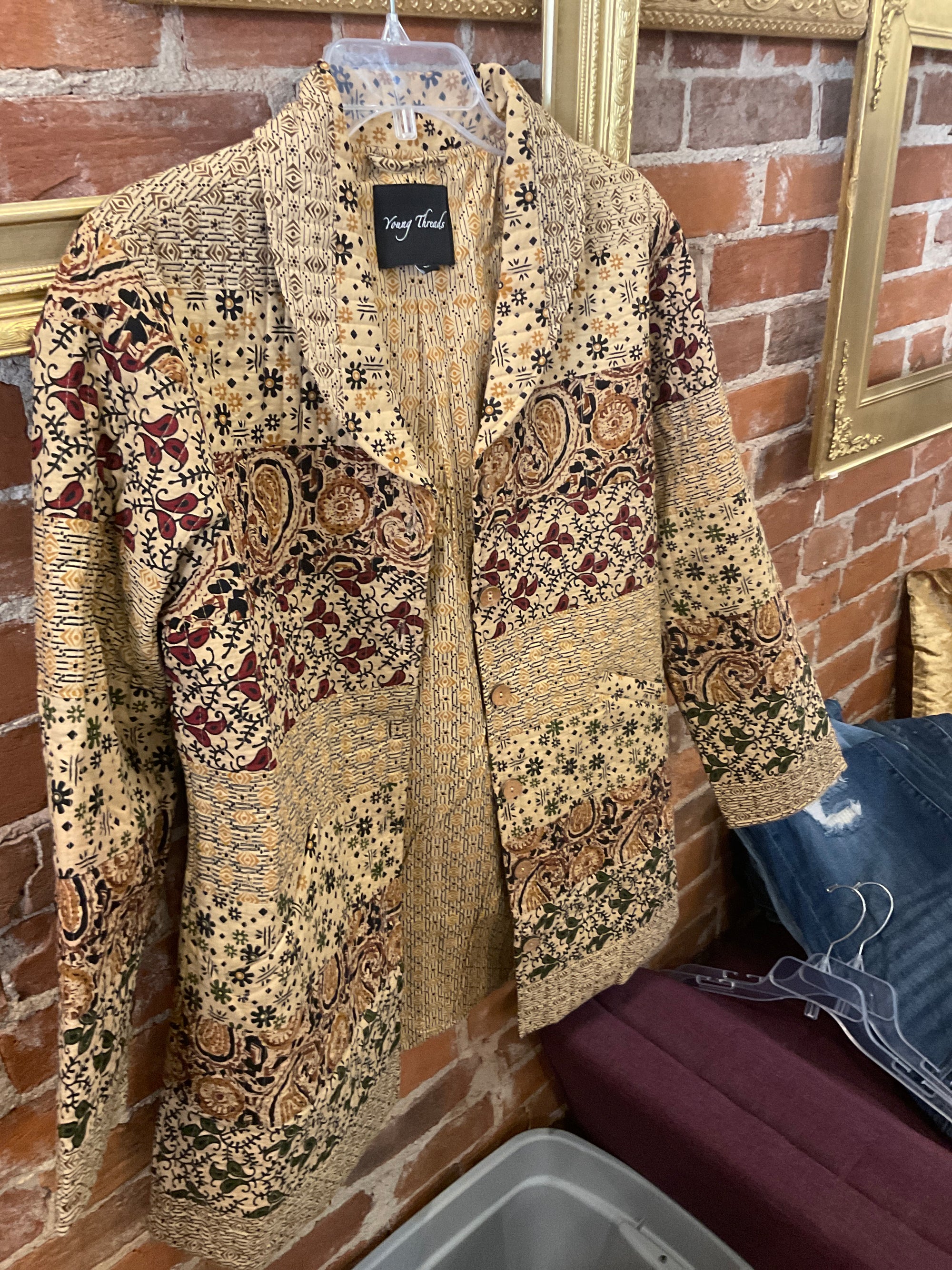Multi browns Young Threads JACKET M