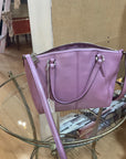 {{ClientCode}} LAVENDER COACH CROSSBODY MINI SATCHEL